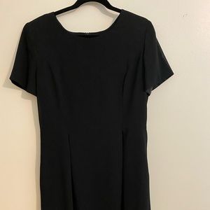 Talbots shortsleeved black dress